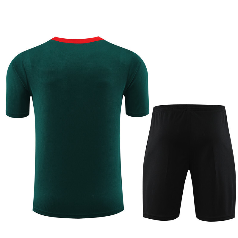 2425 Liverpool Green Summer Short Sleeve Training Wear Set Adult Size