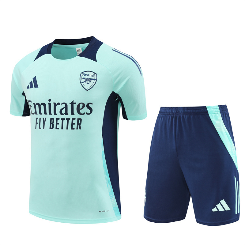 24/25 Arsenal Hulan color Summer Short Sleeve Training Suit Adult Size