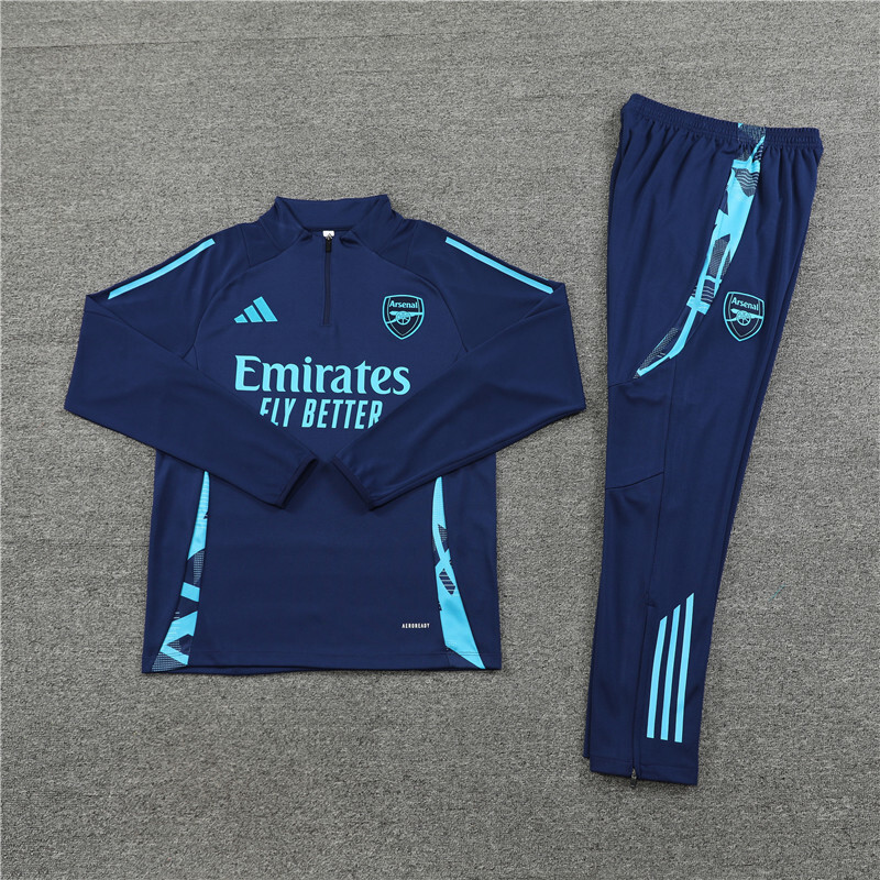 24/25 Arsenal Royal blue Winter Long Sleeve Training Suit Adult Size