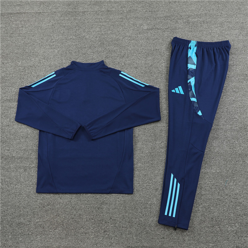 24/25 Arsenal Royal blue Winter Long Sleeve Training Suit Adult Size