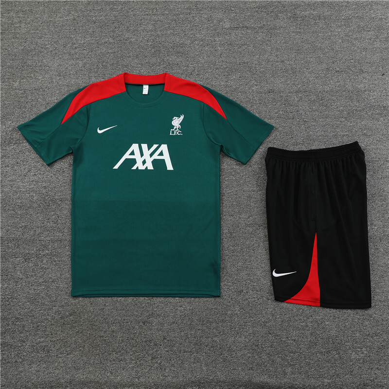 2425 Short Sleeve Liverpool Green Winter Long Sleeve Training Suit Kids Size