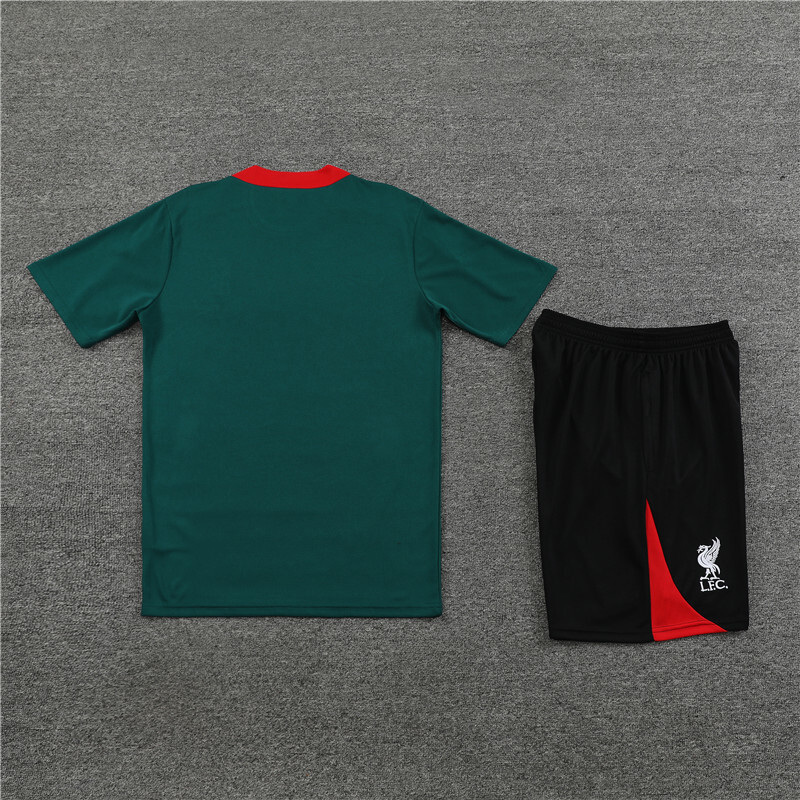 2425 Short Sleeve Liverpool Green Winter Long Sleeve Training Suit Kids Size