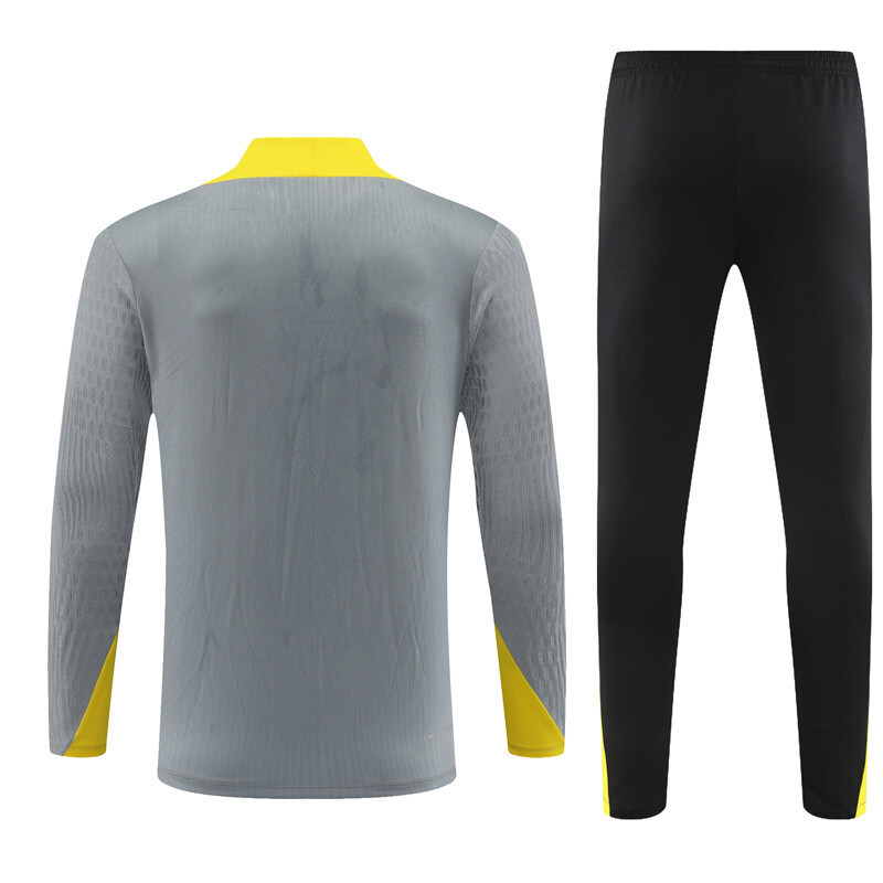 2425 Liverpool Light Gray Winter Long Sleeve Training Suit Adult Size [Player Version]