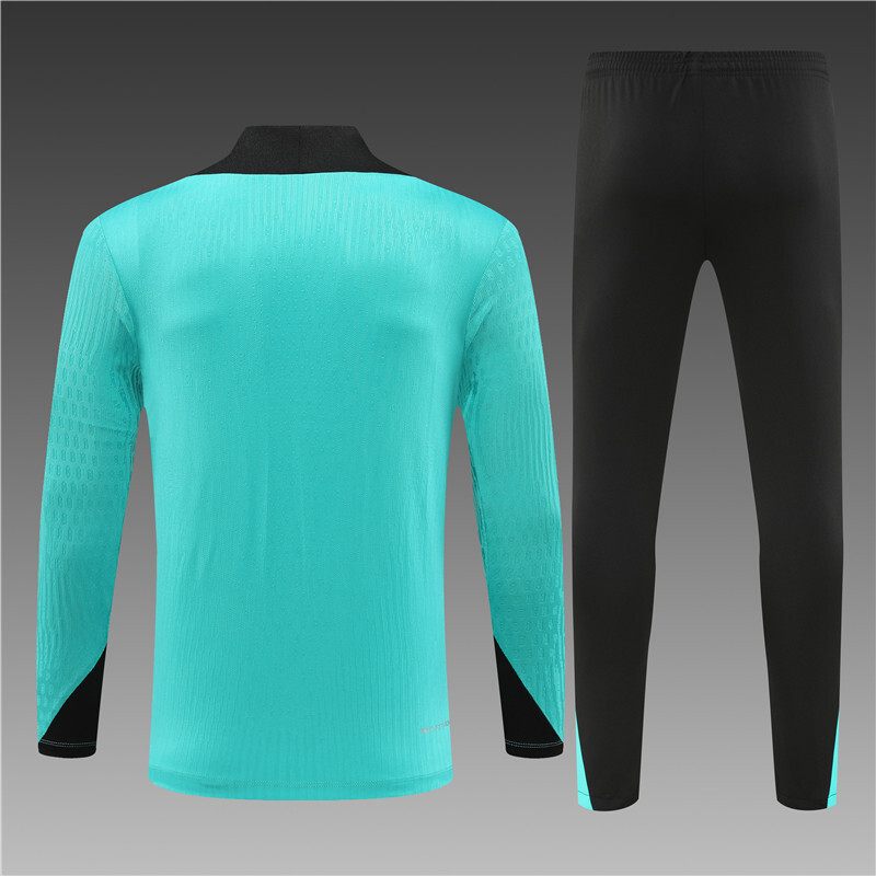 2425 Liverpool Light Gray Winter Long Sleeve Training Suit Adult Size [Player Version]