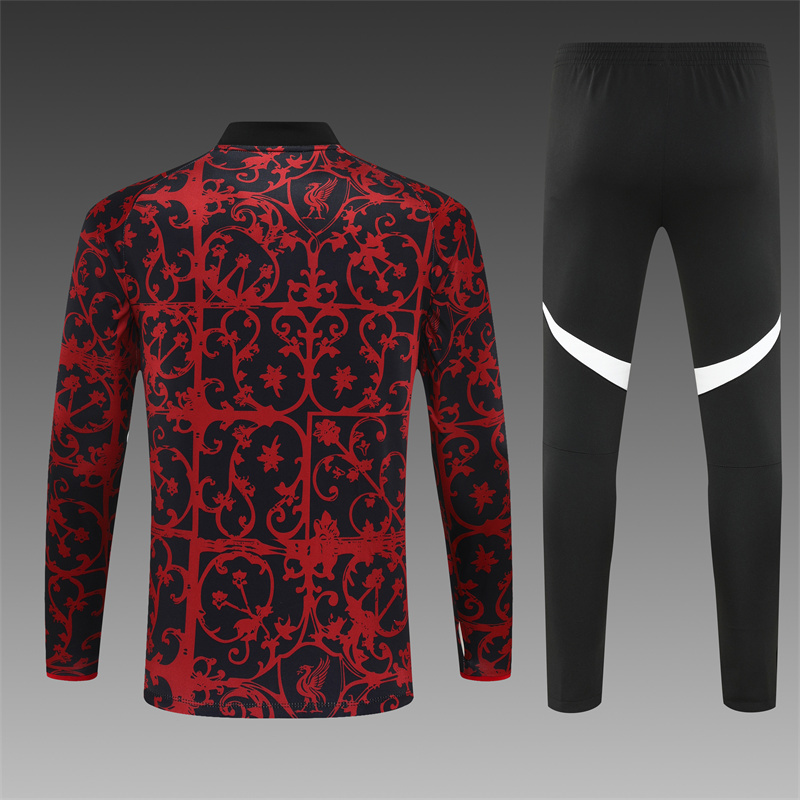 2526 Liverpool Red Winter Long Sleeve Training Suit  Kids Size [Camouflage Style]