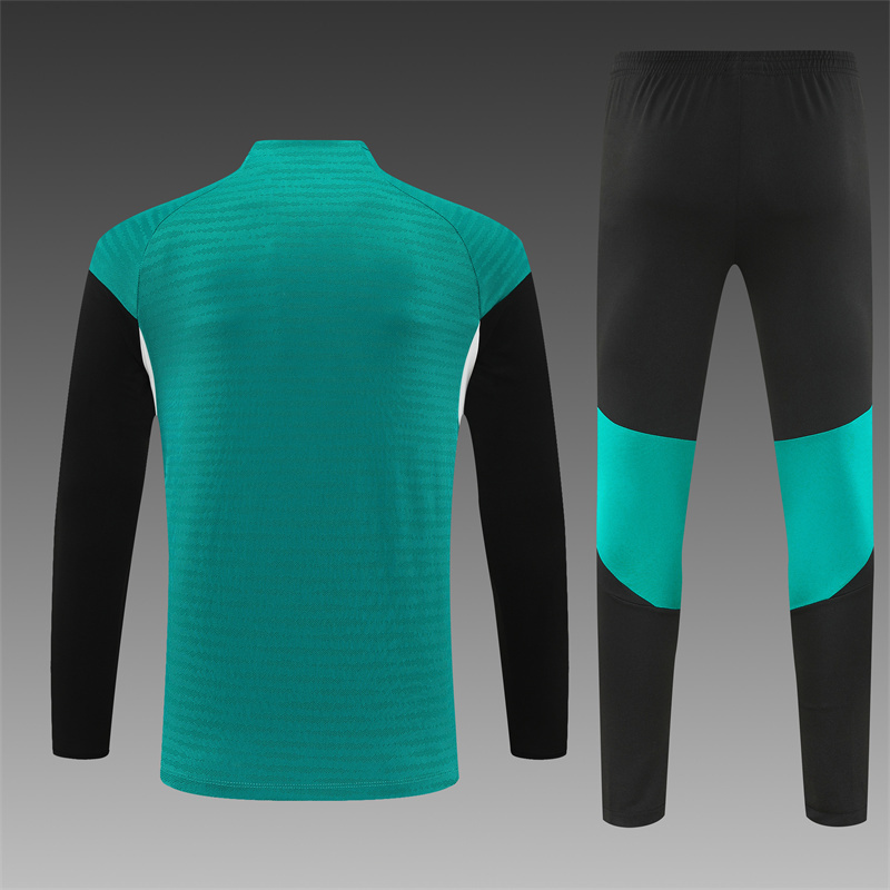 2025/26 Liverpool Green Winter Long Sleeve Training Suit Kids Size [Player Version]