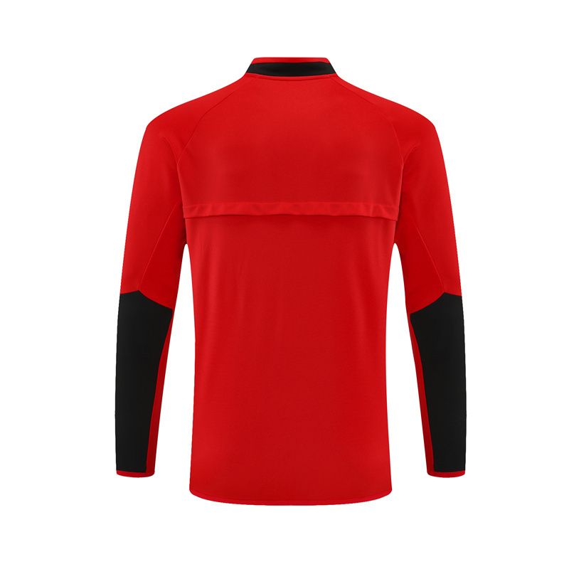 2002/03 Manchester United Red Winter Long Sleeve Training Wear Adult Size [Retro Version]