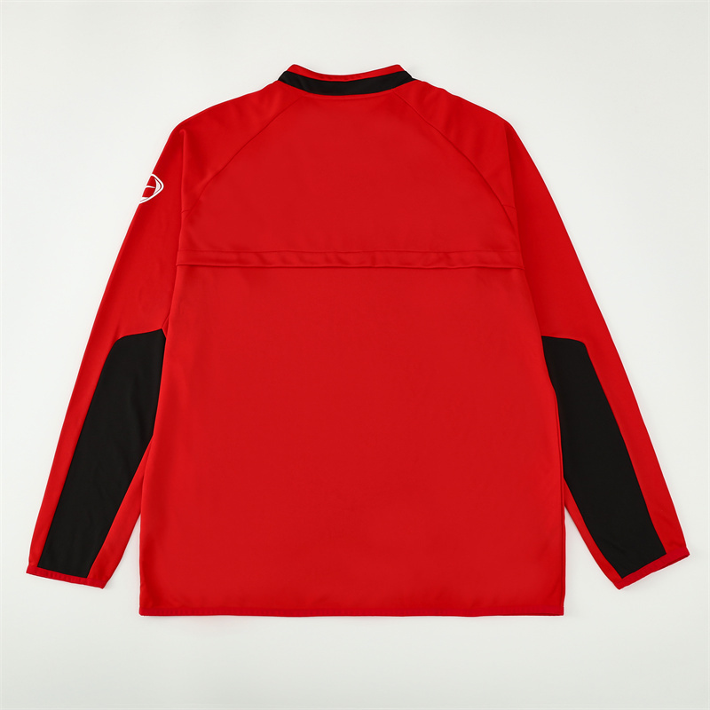 2002/03 Manchester United Red Winter Long Sleeve Training Wear Adult Size [Retro Version]