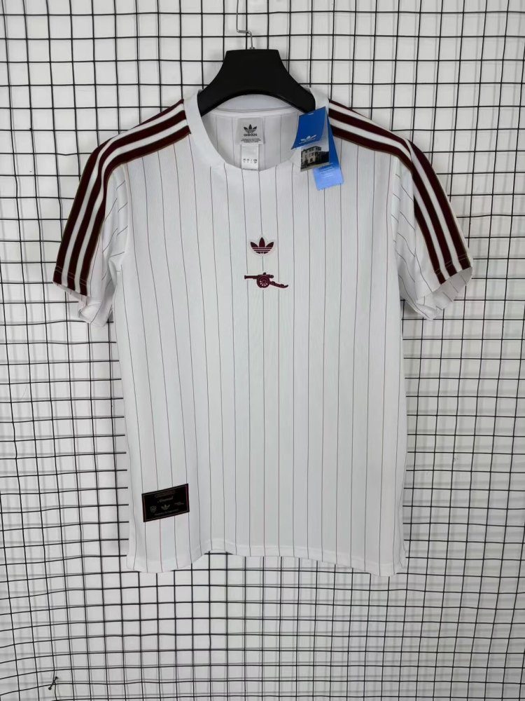 2025/26 Arsenal white Stripe Jersey
