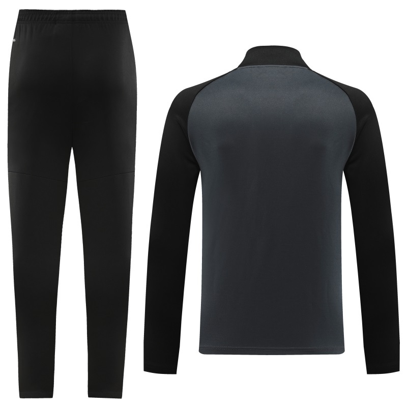 Black Gray Jacket Set Winter Long Sleeve Adult Size