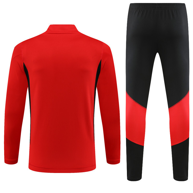 23/24 Manchester United Red Winter Long Sleeve Training Wear Set Kids Size