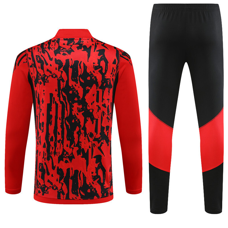 23/24 Manchester United red winter long-sleeved training suit suit Kids size [camouflage style]