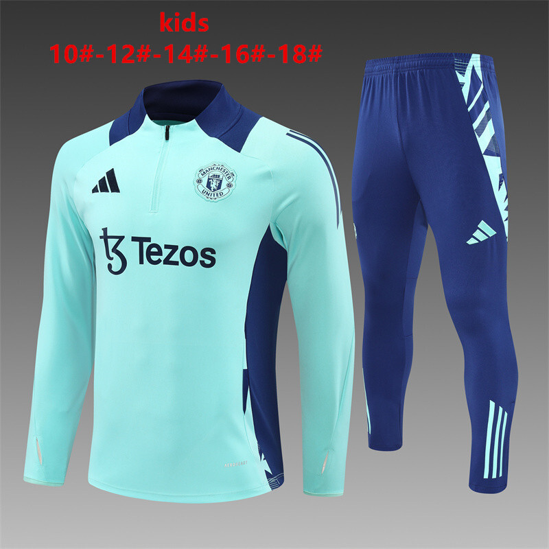 24/25 Manchester United Hulan Winter Long Sleeve Training Suit Kids Size