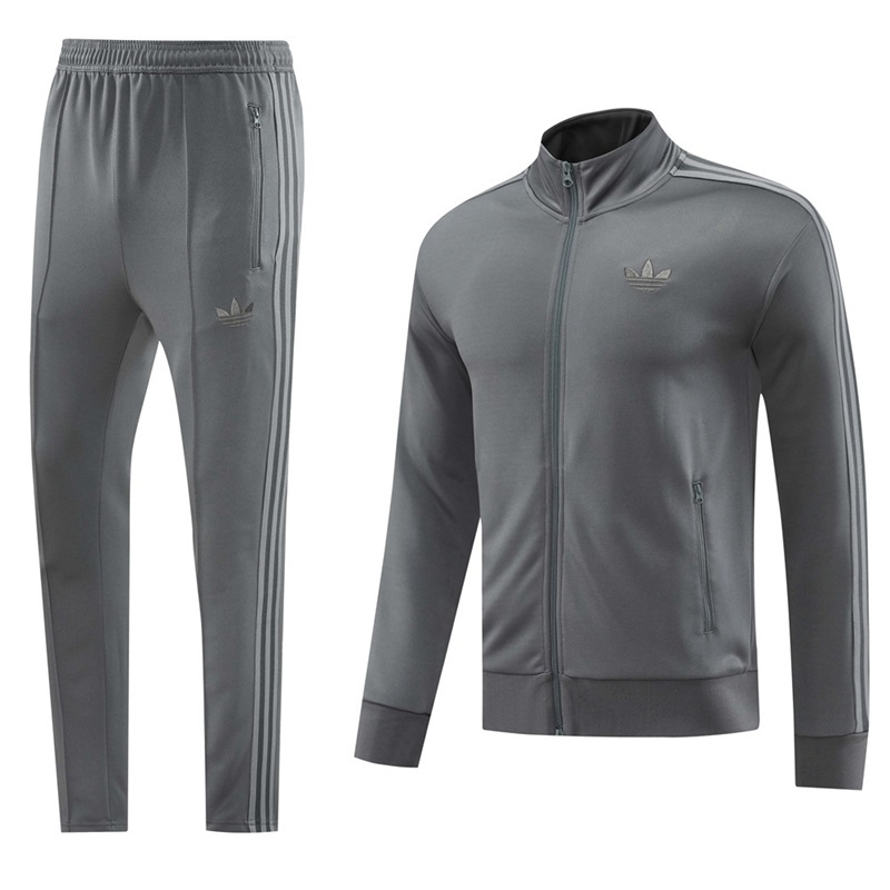 Gray Jacket Set Winter Long Sleeve Adult Sizes
