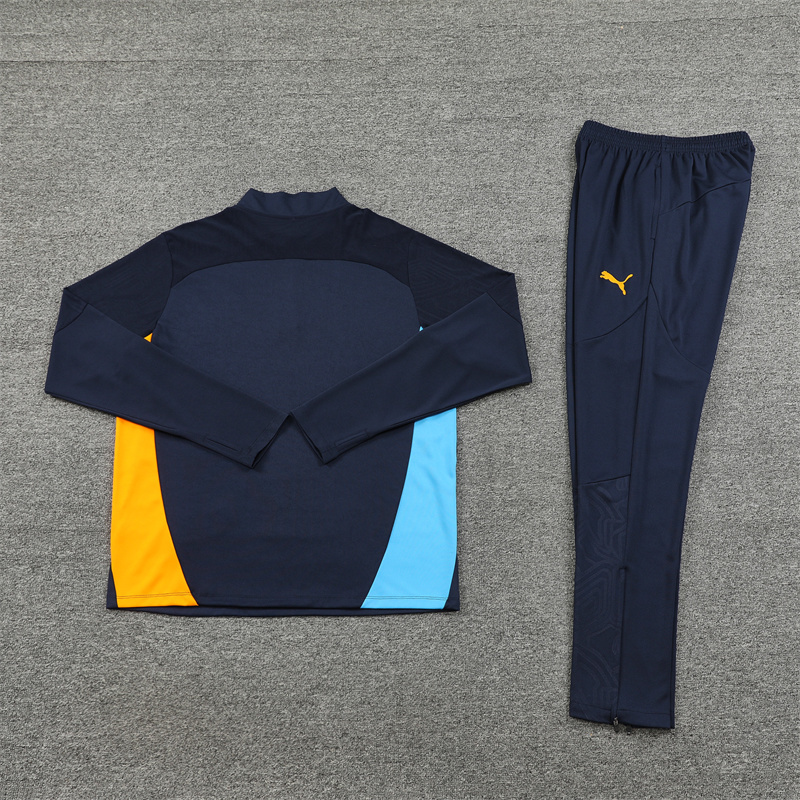 24/25 Marseille Royal Blue Winter Long Sleeve Training Suit Kids Size