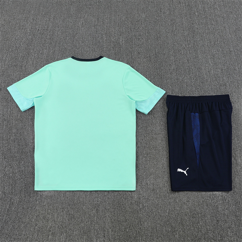 25/26 short-sleeved Marseille Hulan summer training suit Kids size [camouflage style]