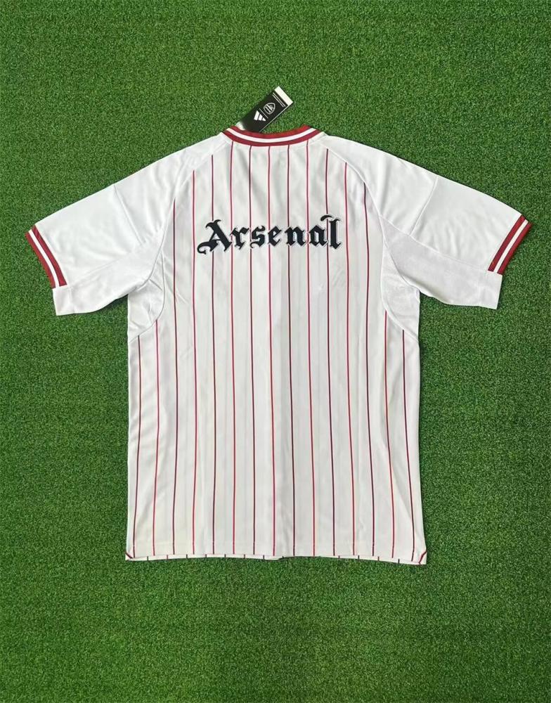 25/26 Arsenal white baseball uniform Jersey
