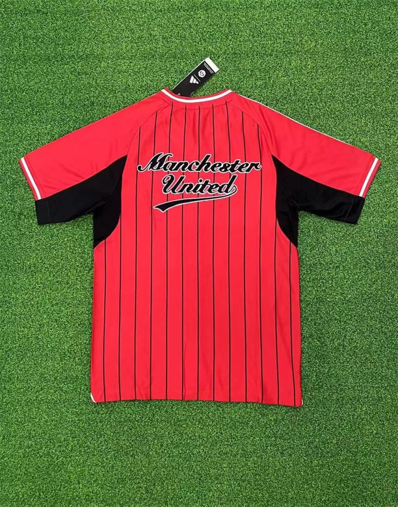 25/26 Manchester United Red baseball uniform Jersey