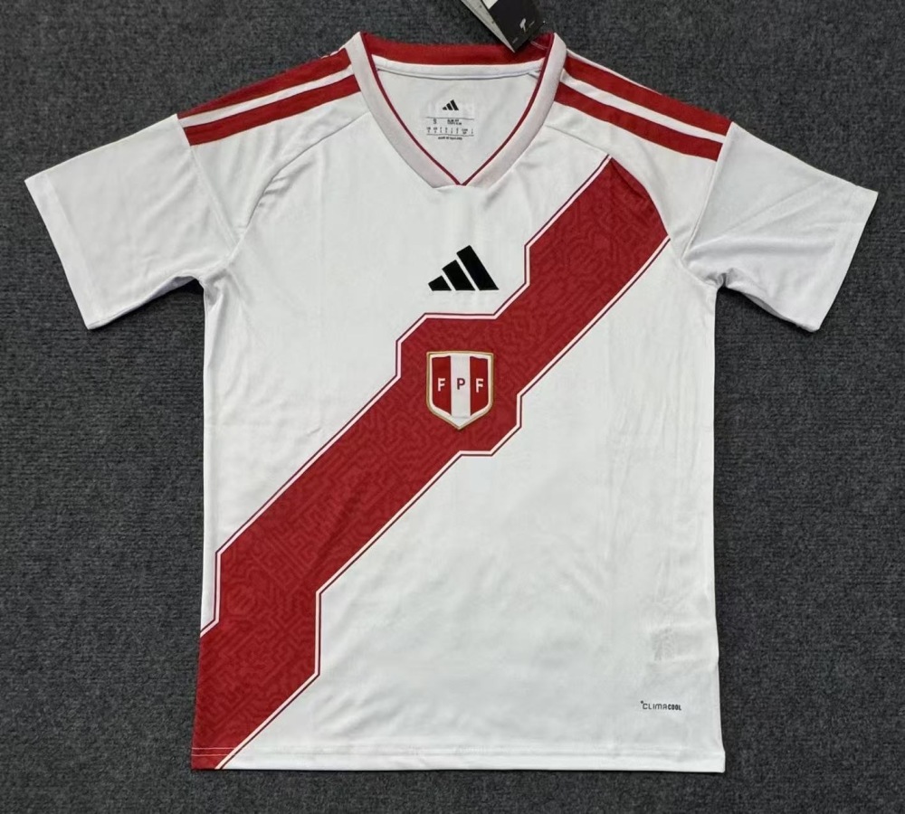2026 World Cup Peru Home Jersey National Team