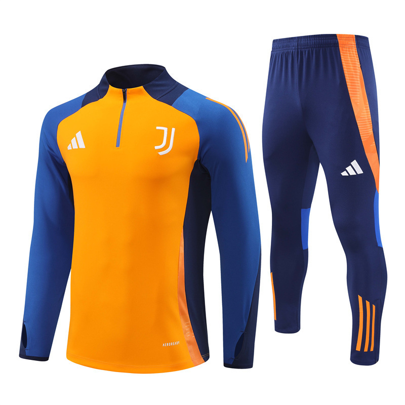24/25 Juventus Orange Winter Long Sleeve Training Suit Adult Size