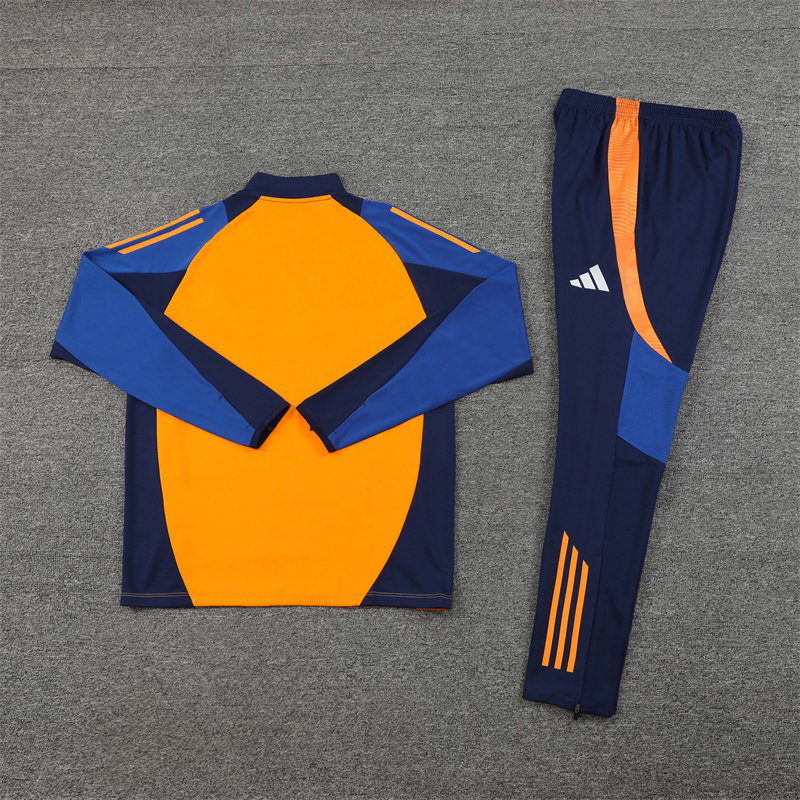 24/25 Juventus Orange Winter Long Sleeve Training Suit Adult Size
