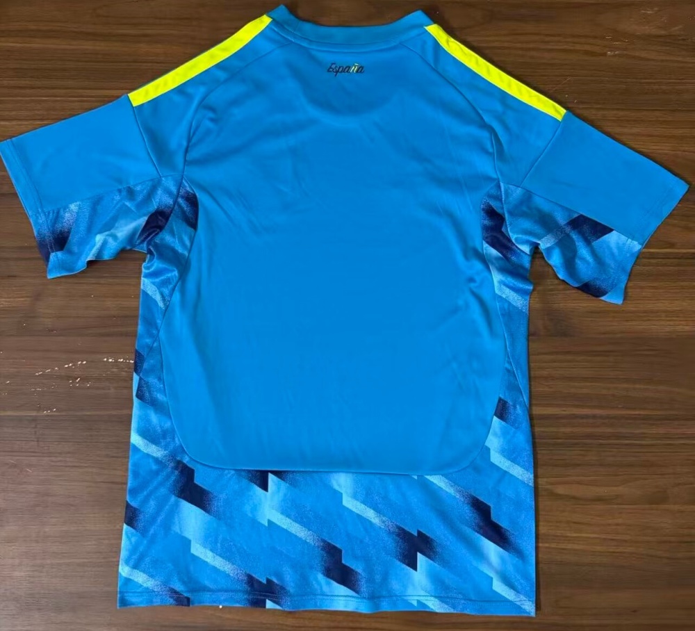 2026 World Cup Spain Blue Goalkeeper Jersey National Team