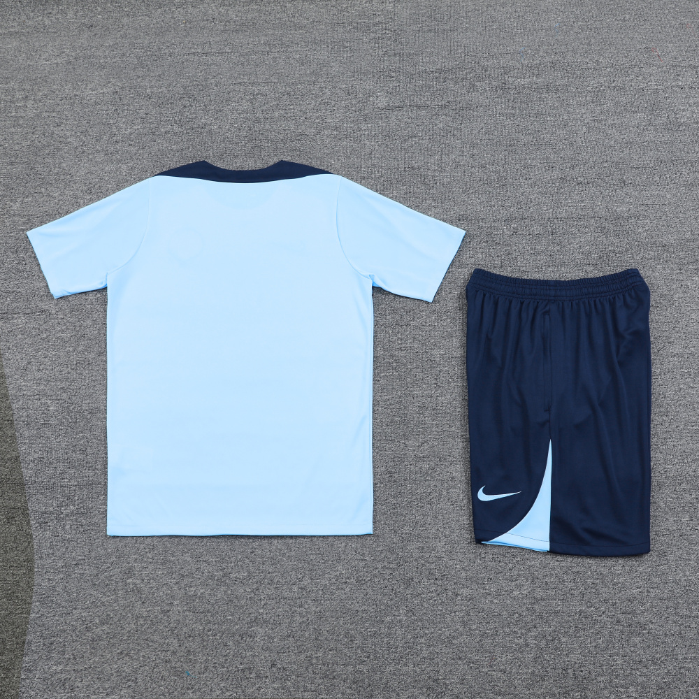 24/25 Paris Training Wear Summer Short Sleeve Suit Adult Size