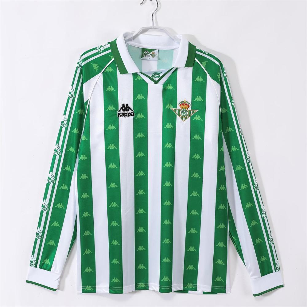 1995/97 Real Betis Home Retro Jersey Long Sleeve