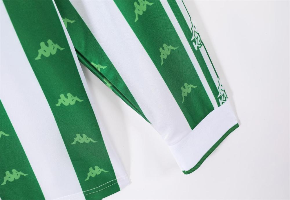 1995/97 Real Betis Home Retro Jersey Long Sleeve