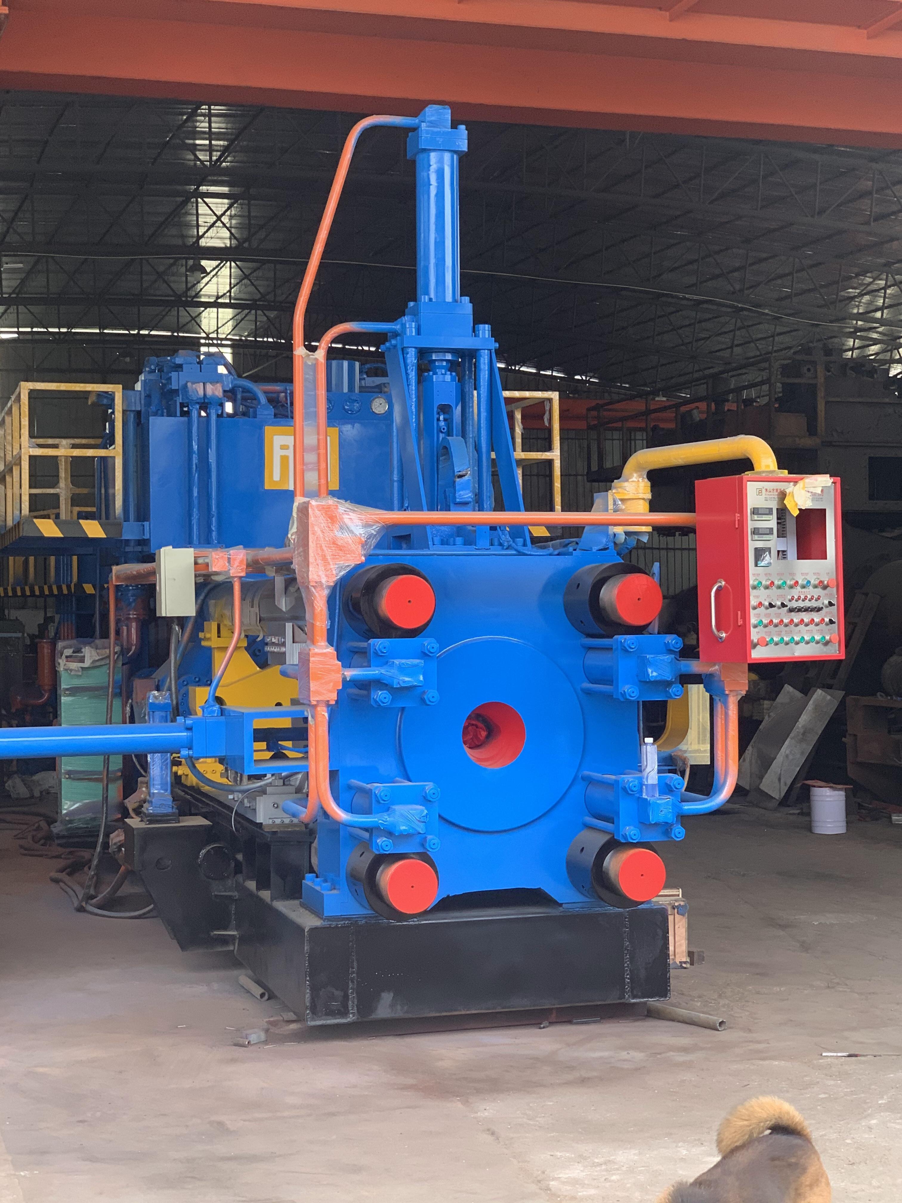 jinpeng-770-880Ton Aluminum Extrusion Press | Heavy-Duty Horizontal Press for Industrial Profiles | kinweld.com | Jinpeng extrusion press company,770-880 U.S.Ton extrusion press