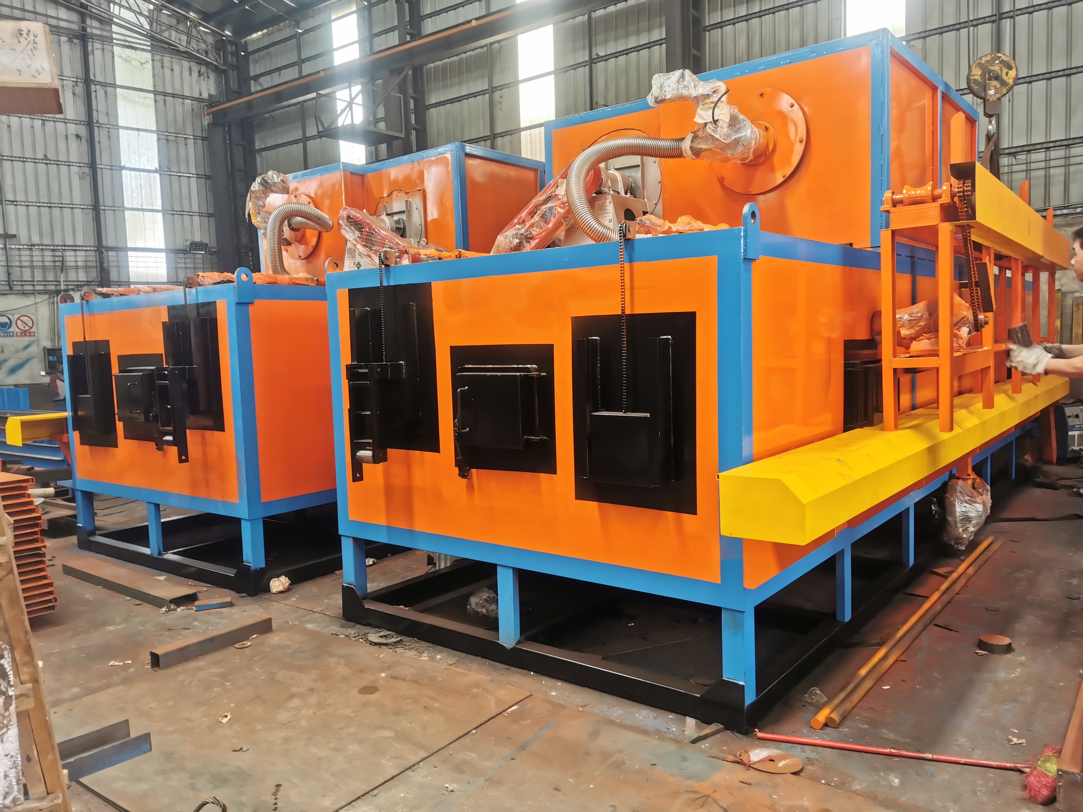 Multi-Billet Hot Shear System | Machinery for Manufacturing Aluminum Profiles - Extrusion, Heat Treatment, Cutting | kinweld.com | Jinpeng machiney,Multi-Billet Hot Shear System