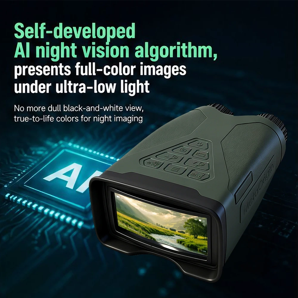 MetaOrigin 8X AI Full-Color Digital Night Vision Binoculars,XH-Nexus,MetaOrigin 8X AI Full-Color Night Vision Binoculars | XH-Nexus