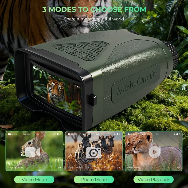 MetaOrigin 8X AI Full-Color Digital Night Vision Binoculars,XH-Nexus,MetaOrigin 8X AI Full-Color Night Vision Binoculars | XH-Nexus