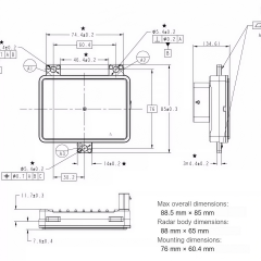 XH-LRR540 77GHz 4D Imaging Millimeter Wave Radar | 8T8R DDMA 350m Long Range ADAS Sensor,XH-Nexus,XH-LRR540 77GHz 4D Imaging Radar