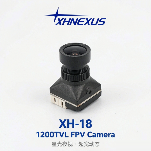 XH-18 1200TVL FPV Camera - 1/1.8" Starlight Sensor, Super WDR, 19x19mm, 8.8g,XH-Nexus,