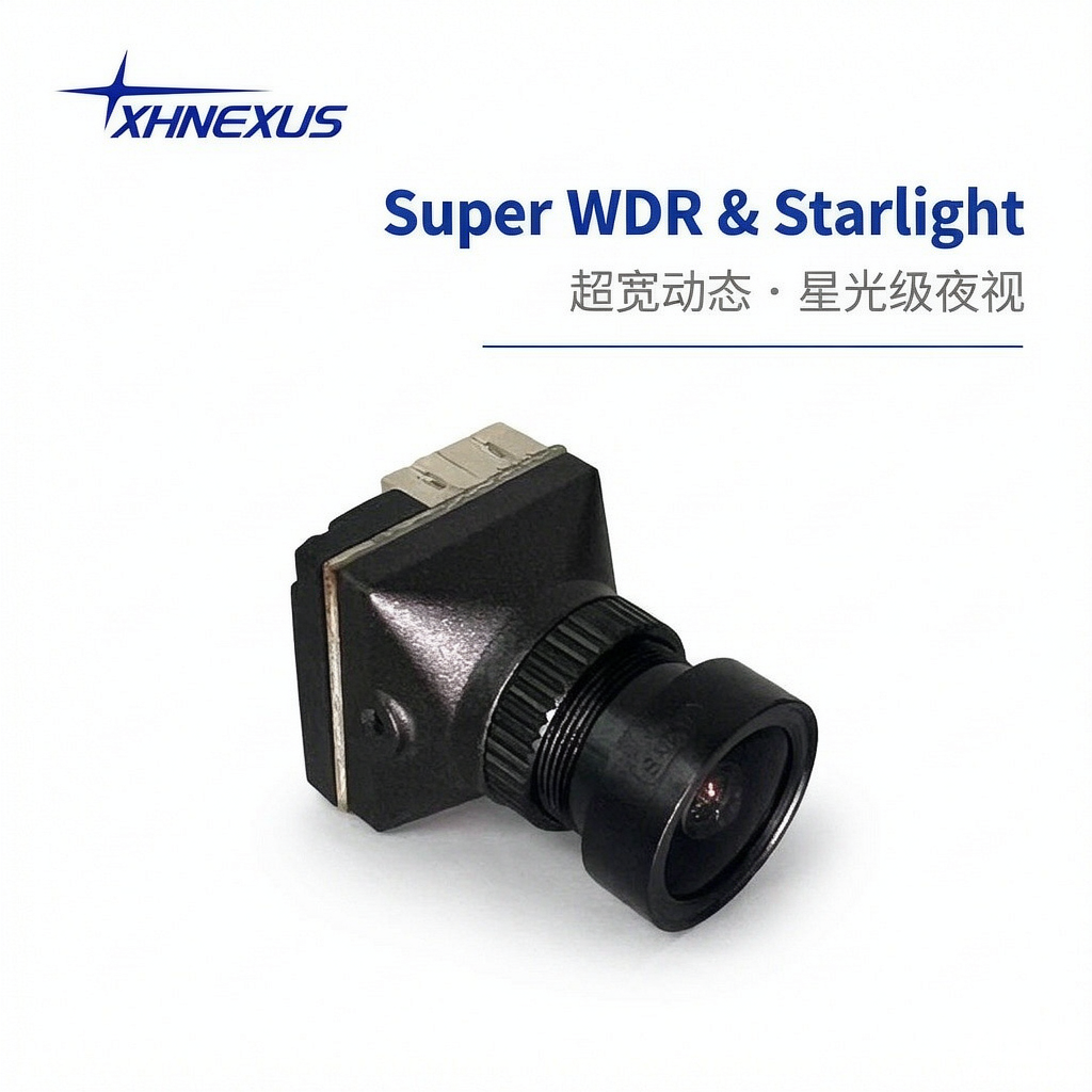 XH-18 1200TVL FPV 摄像头 — 1/1.8英寸星光级传感器，超宽动态，19×19mm，8.8g,XH-Nexus,XH-18 1200TVL FPV 摄像头 | 1/1.8英寸星光级 超宽动态 8.8g
