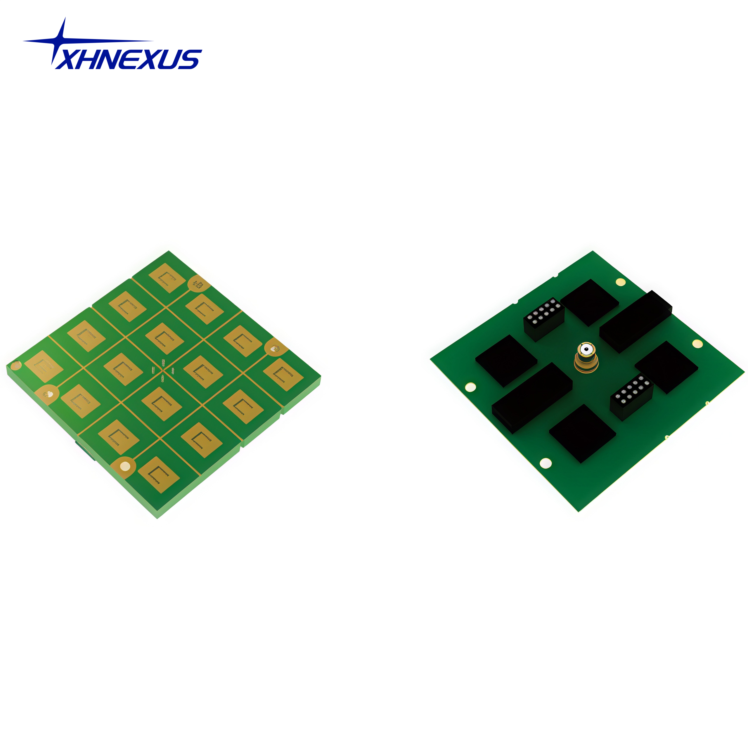 XH-XA88 X 波段 16 通道标准化相控阵子阵 | 4×4 布局 · 8.5-10.5GHz,XH-Nexus,XH-XA88 X 波段 16 通道相控阵子阵 | 4×4 · EIRP 54dBm
