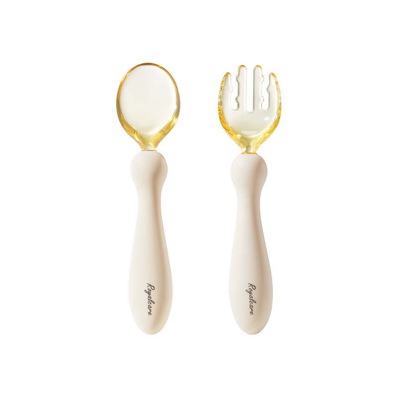 Royalcare Baby Feeding Training Set - Bendable Silicone Ingot-Shaped Spoon