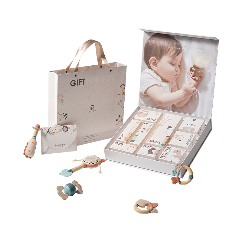 Royalcare Newborn Soothing Rattle Toy Gift Set – Every Detail Designed for Healthy Growth