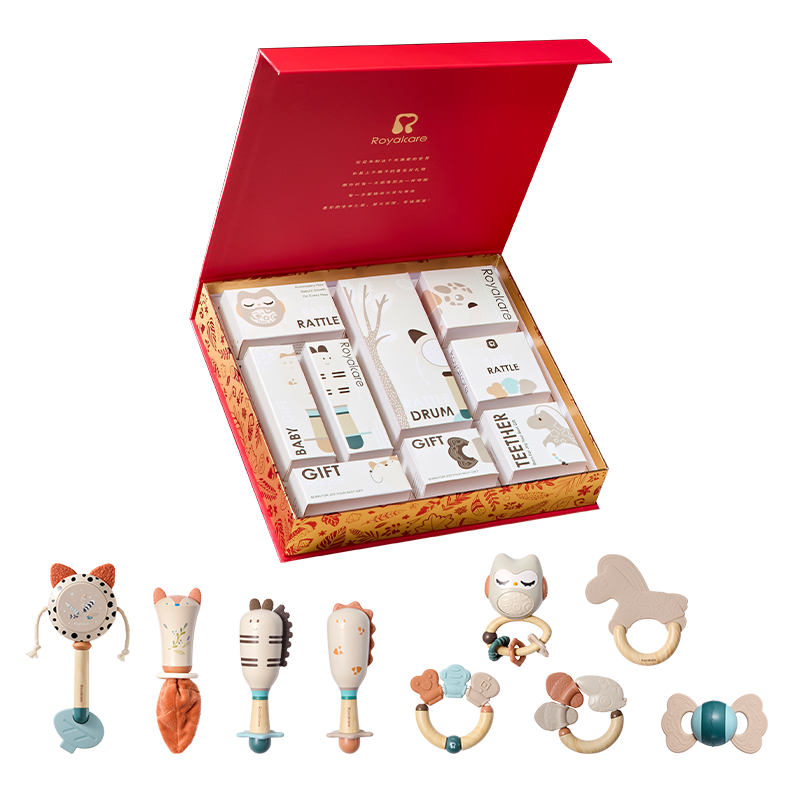Royalcare Newborn Soothing Rattle Toy Gift Set – Every Detail Designed for Healthy Growth