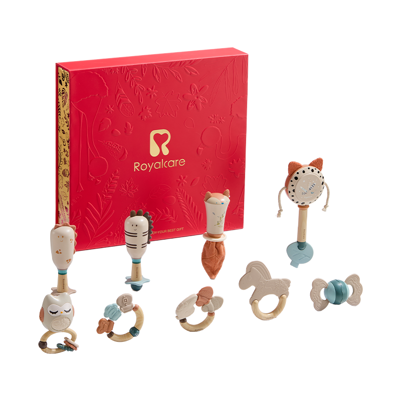 Royalcare Newborn Soothing Rattle Toy Gift Set – Every Detail Designed for Healthy Growth