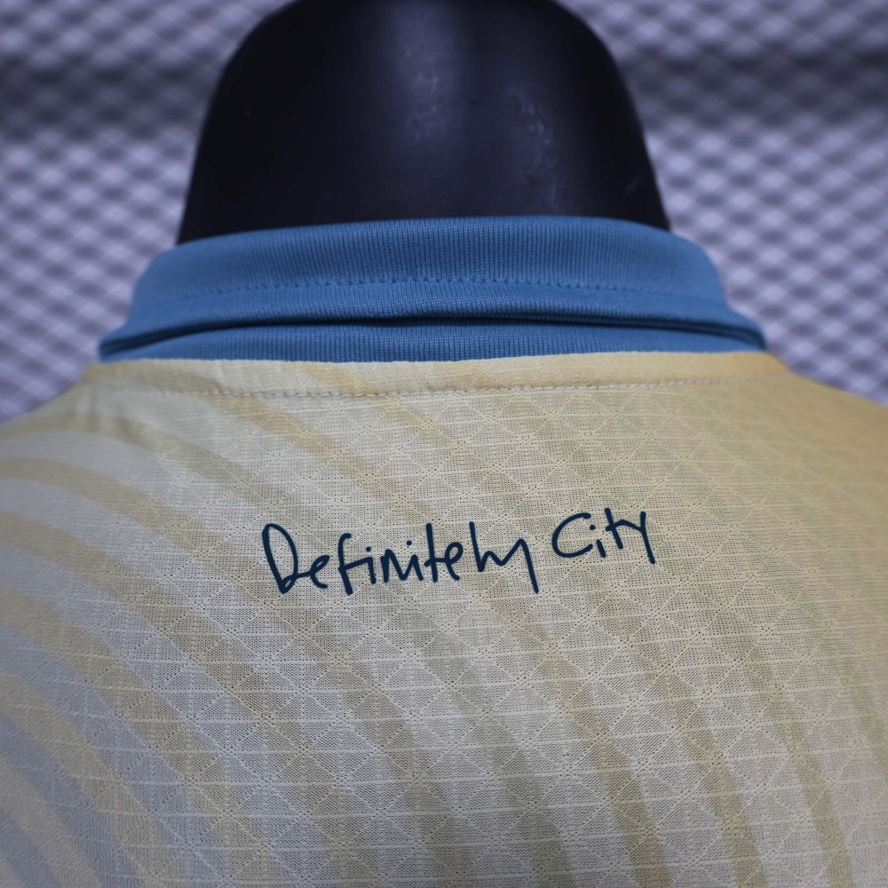 2024-2025 Player Version Manchester City Fourth Away Football Shirt 1:1 Thai Quality