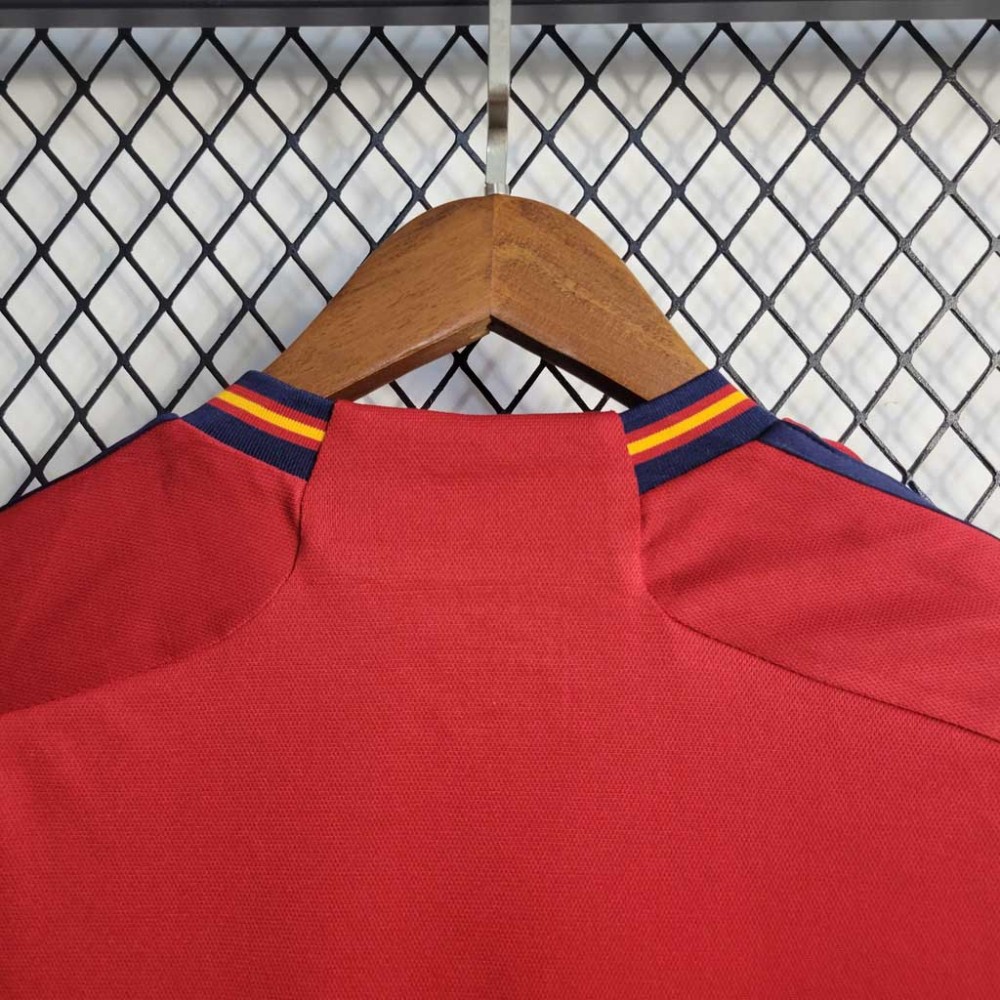 2022 FIFA World Cup Spain Home Football Shirt 1:1 Thai Quality