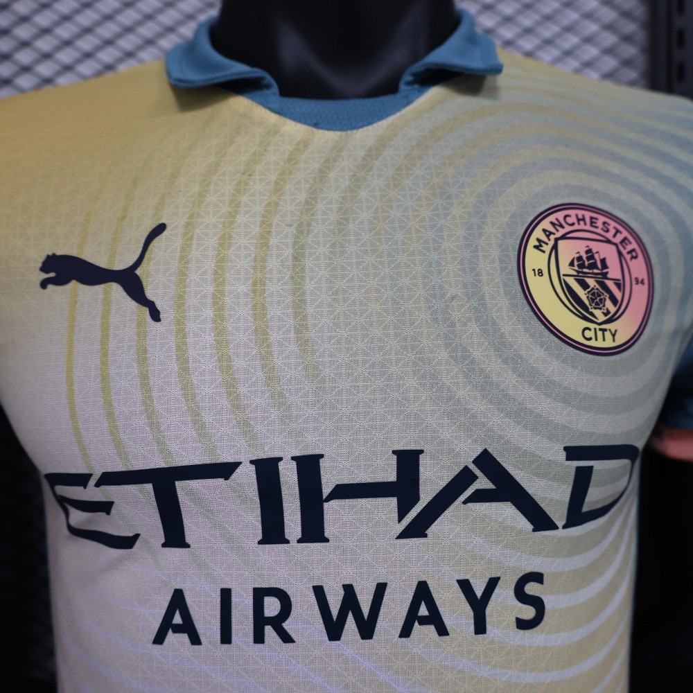 2024-2025 Player Version Manchester City Fourth Away Football Shirt 1:1 Thai Quality
