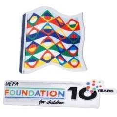 24/25 UEFA NATIONS LEAUGE & UEFA FOUNDATION 10 YEARS BADGE +$ 2