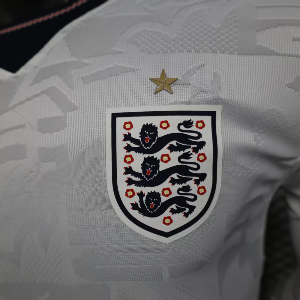2025-2026 England World Cup Home Long Sleeve Soccer jersey Player version 1:1  China Quality