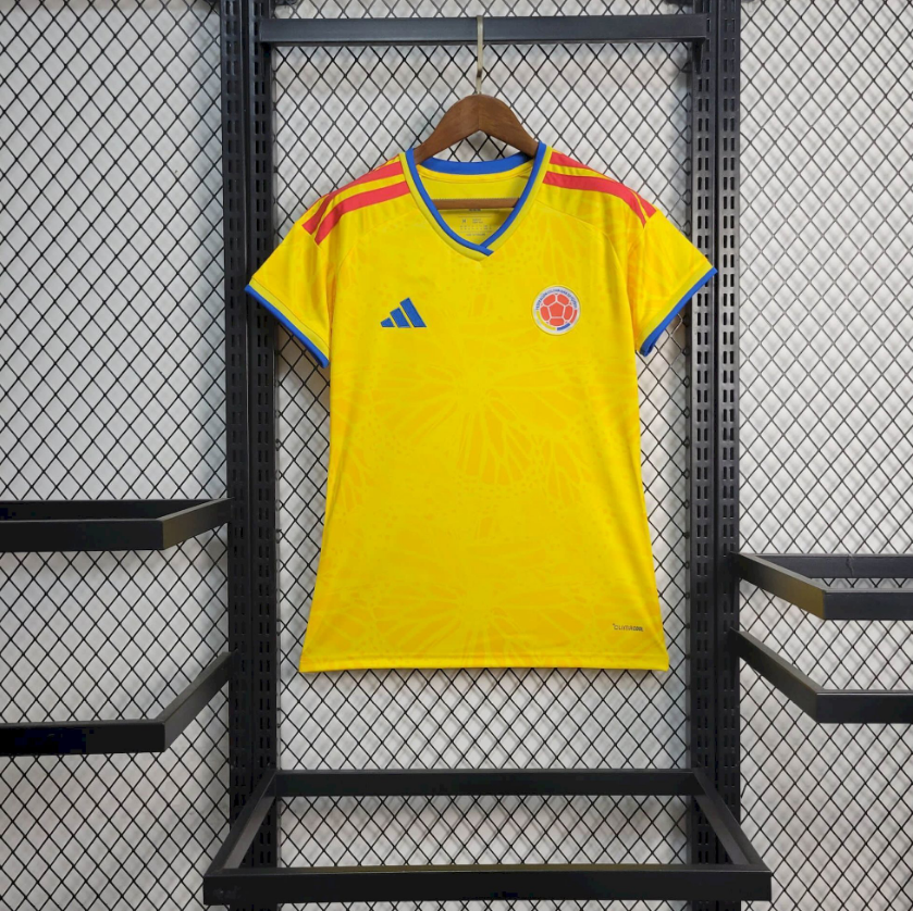 2026 World Cup  Colombia Women Home Football jersey Fan edition1:1  China Quality