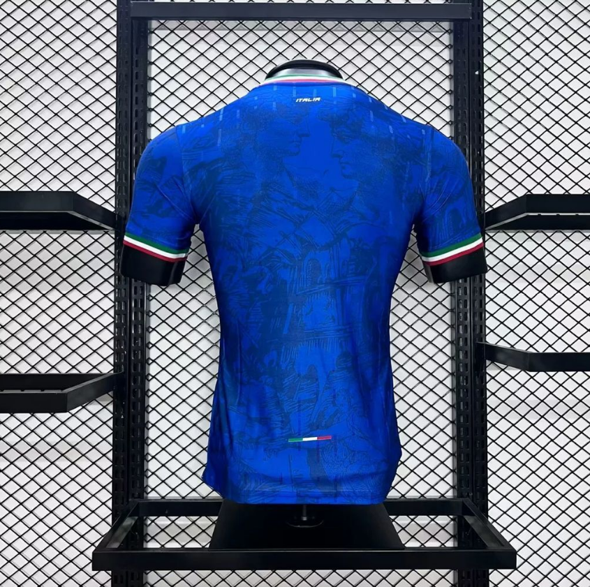2024-2025 Italy Euro Blue co-branded version Jersey Player Version 1:1  China Quality