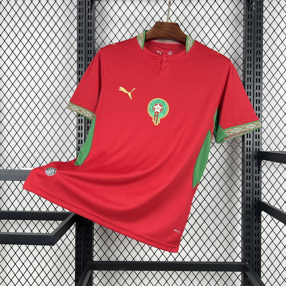 2026 World cup Morocco Home Football jersey Fan edition1:1  China Quality