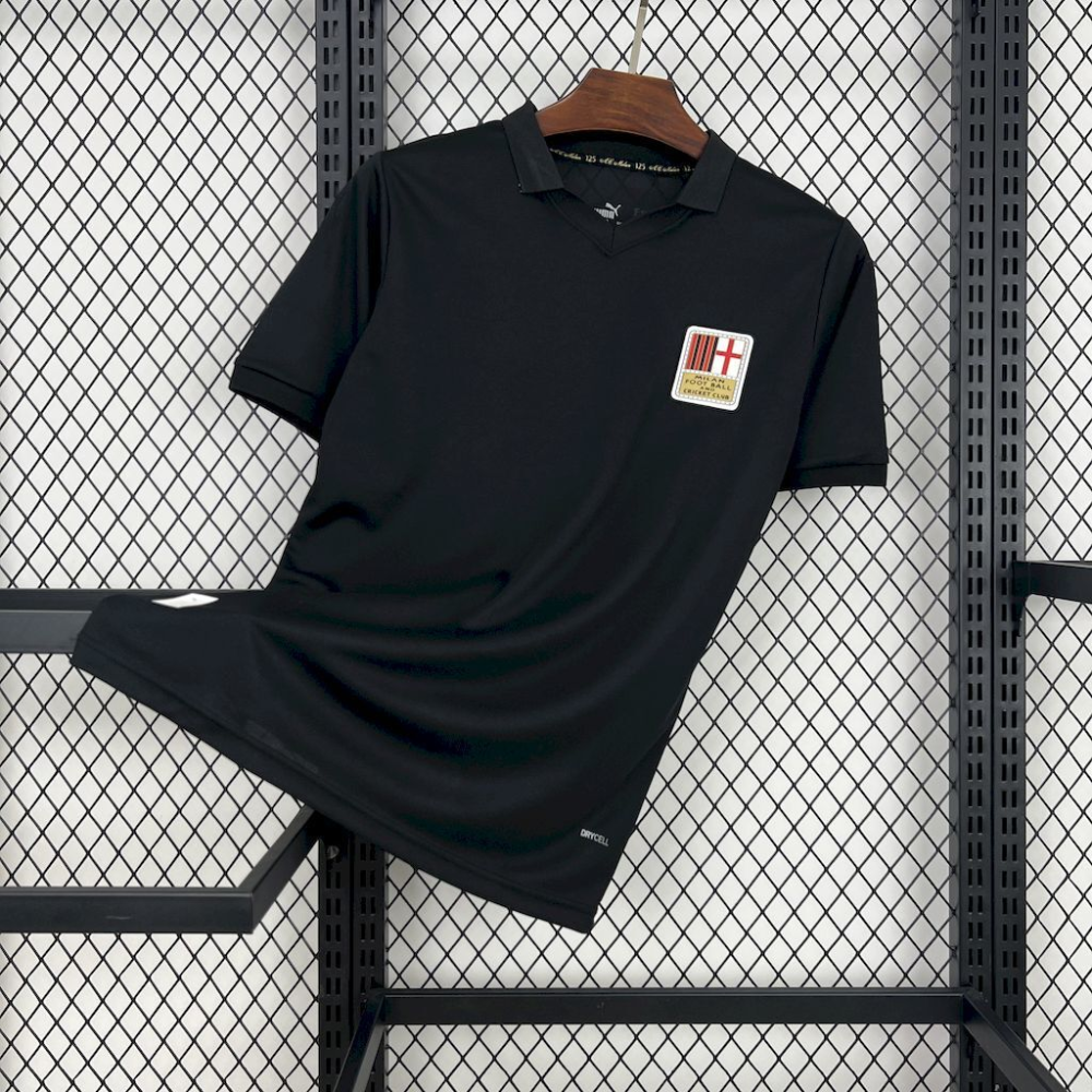 2024-2025 AC Milan 125th Black goalkeeper Retro Jersey Fan edition 1:1 China Quality
